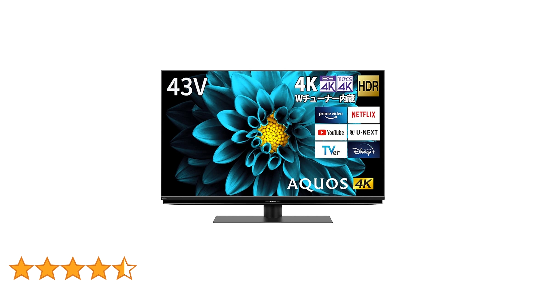 SHARP シャープ　液晶テレビ　4T-C43DL1 2022年製　説明文要確認 61JjsJlNNXL._AC_UL210_SR210,